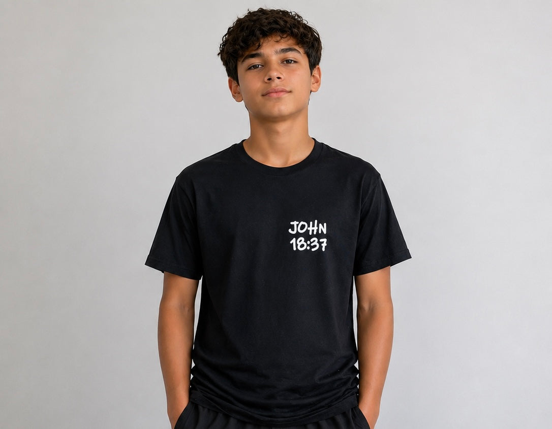 Jesus is king kids shirt