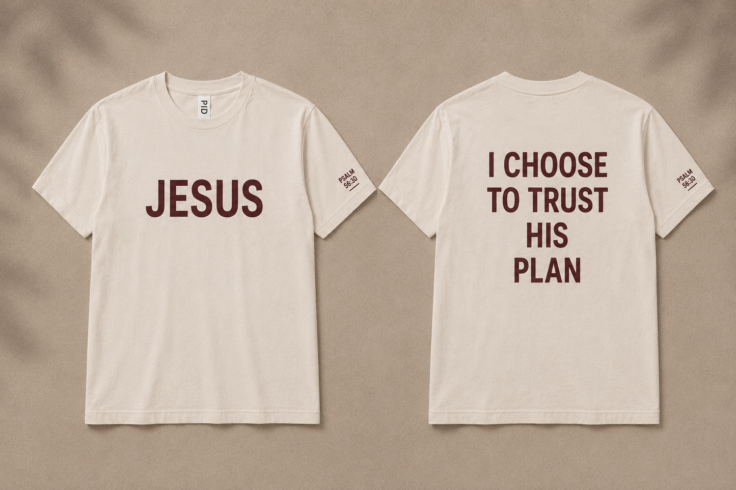 I choose to trust his plan