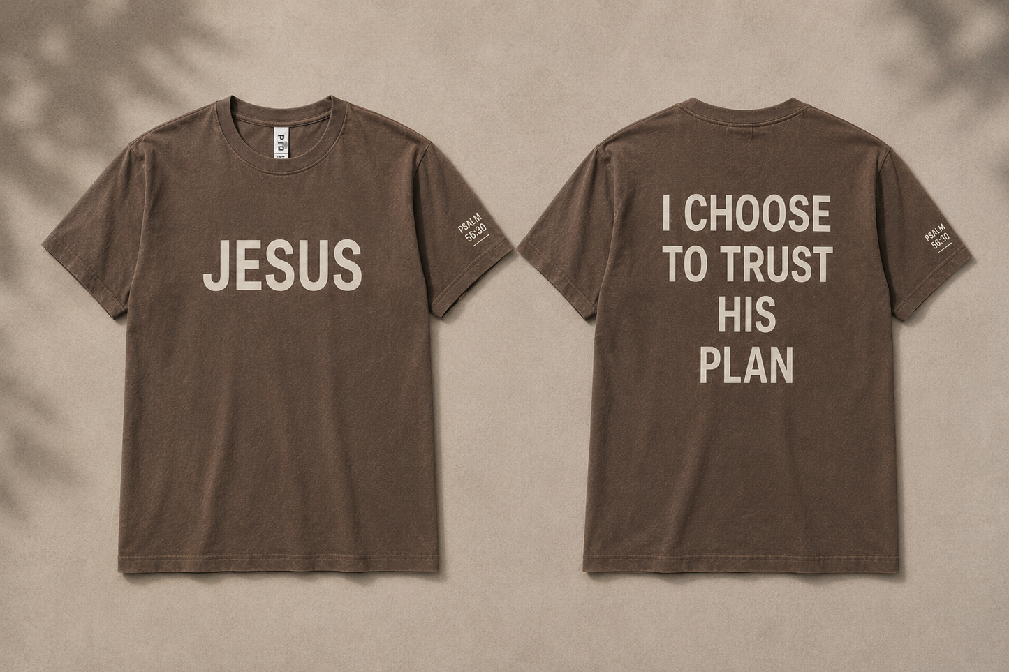 I choose to trust his plan